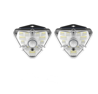 Motion-sensing water-resistant LED wall lamp