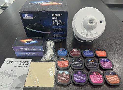 Dynamic Meteor 13 In 1 Ultra Clear Galaxy Projector Lamp Rotary Space