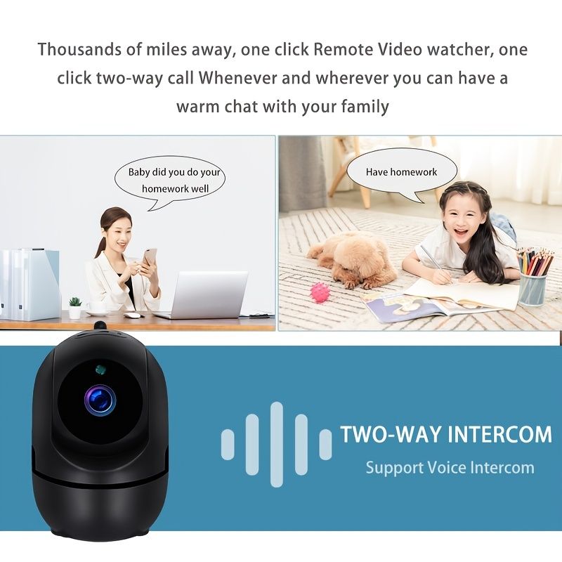 NEW HD 1080P WiFi Smart Net Night Vision Camera 350° Wireless WiFi IP