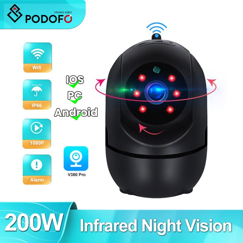 NEW HD 1080P WiFi Smart Net Night Vision Camera 350° Wireless WiFi IP