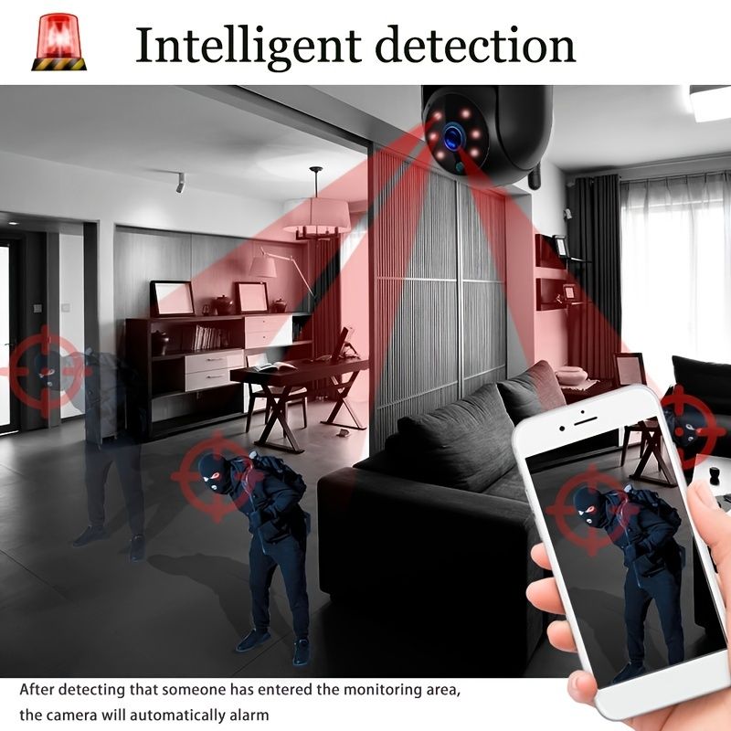 NEW HD 1080P WiFi Smart Net Night Vision Camera 350° Wireless WiFi IP